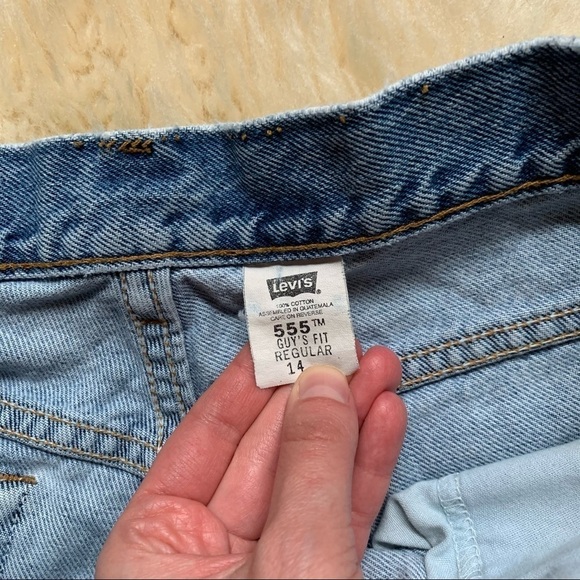 Vintage High Rise Cut off Daisy Duke Jean Shorts - Picture 3 of 7